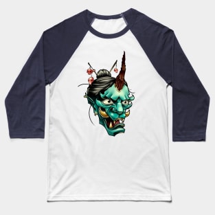 Oni Japanese demon full size Baseball T-Shirt